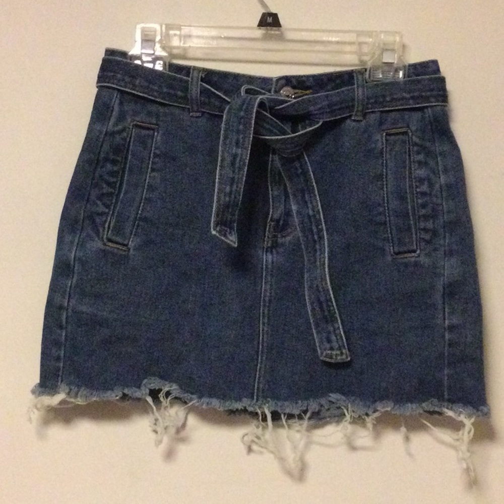 Pac Sun Jean Skirt